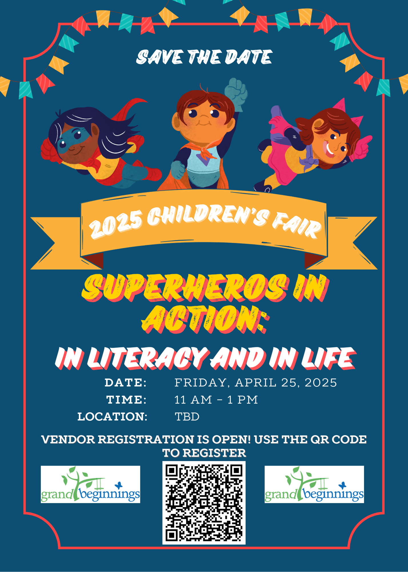 flyer for 2025 children's fair